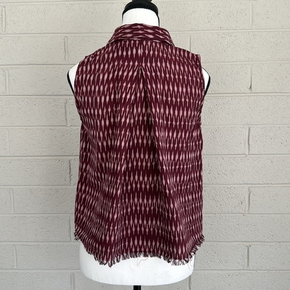 Madewell Moment Button Up in Ikat Print, XS - Picture 5 of 12